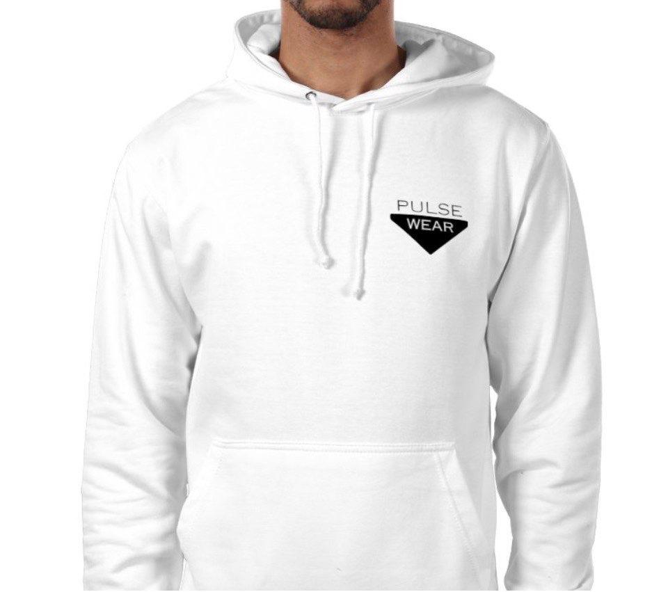 White PulseWear Hoodie